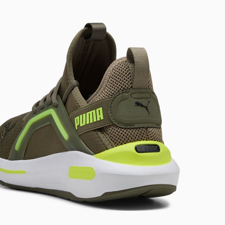 Loden Green-Yellow Alert - Softride Enzo 5