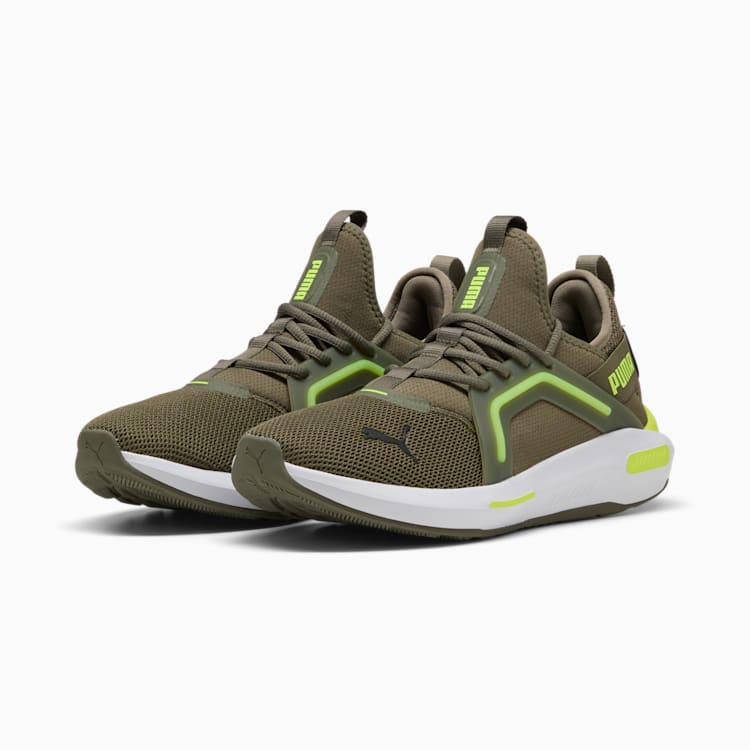 Loden Green-Yellow Alert - Softride Enzo 5